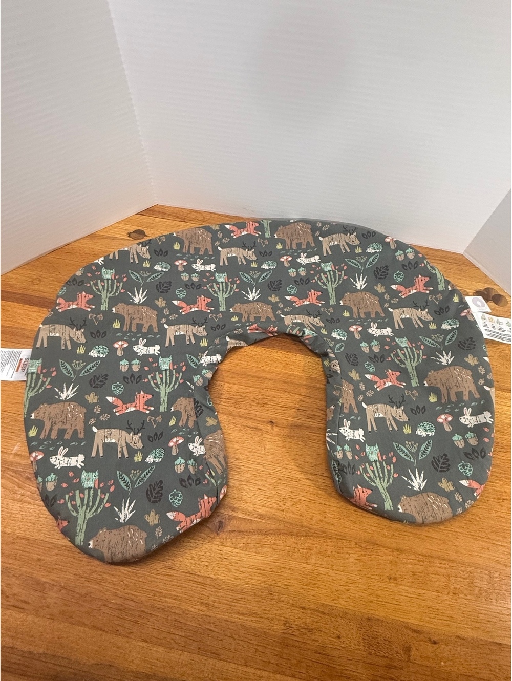 Boppy Woodland Animal Nursing Pillow Cover Forest Fox Cottagecore Slipcover